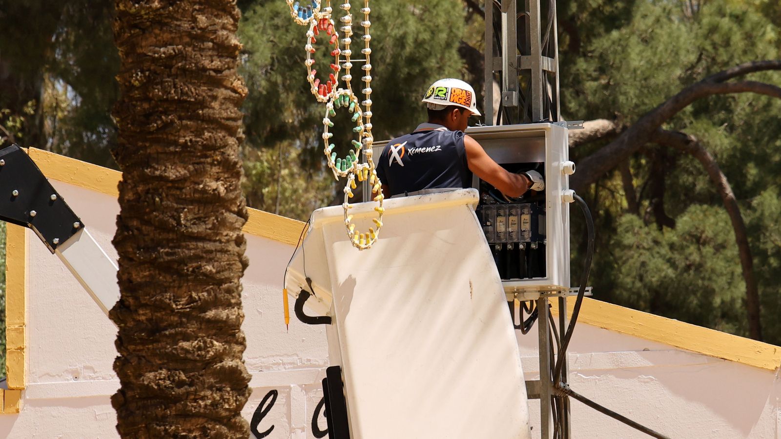 Sábado de Feria y alumbrado en Jerez