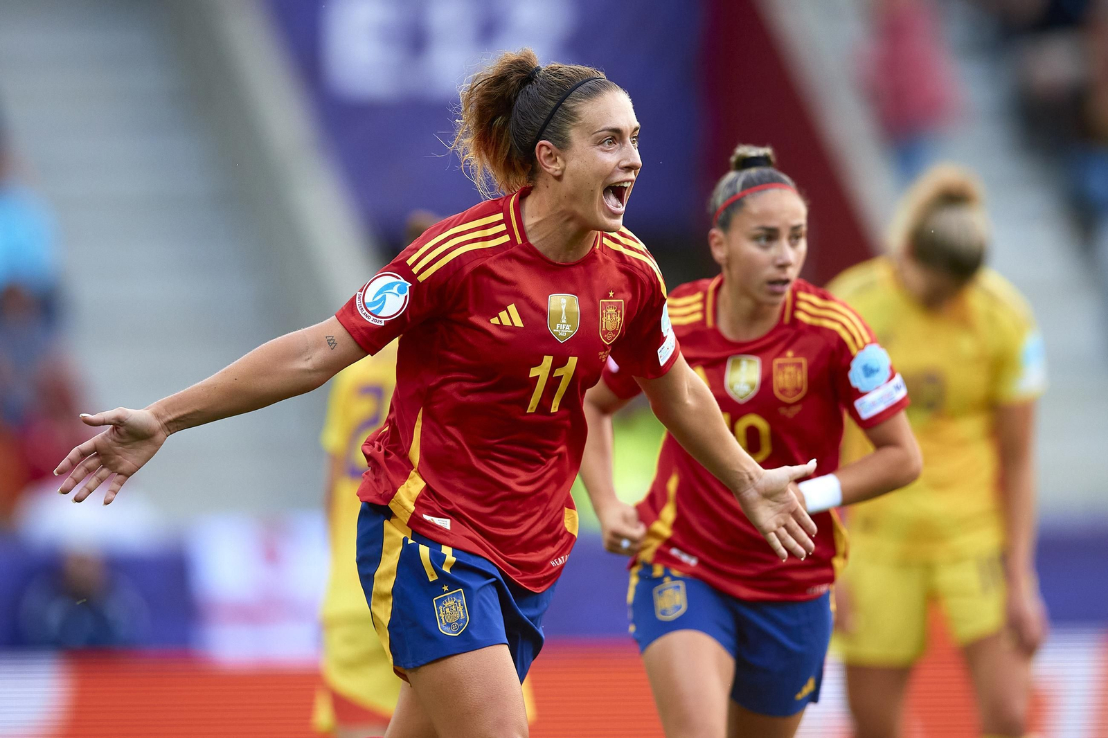 Las fotos de la goleada de España sobre Bélgica en la Eurocopa femenina