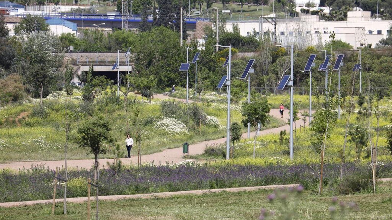 La primera fase del Parque del Levante terminada en el mes de abril.
