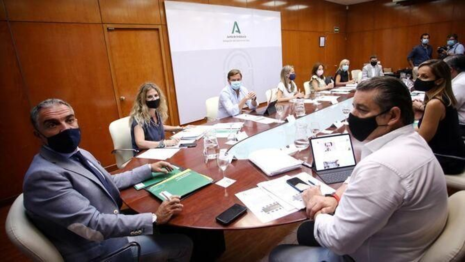 Elías Bendodo, la semana pasada en Cádiz.