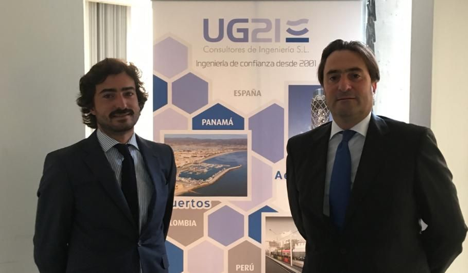 Salvador González, Country Manager Perú de UG21, y Manuel González Moles, consejero delegado de UG21.