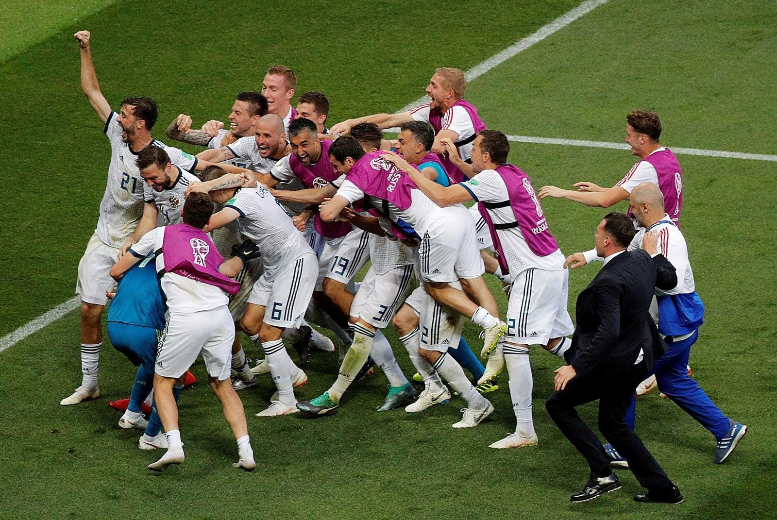 Las imágenes del España-Rusia