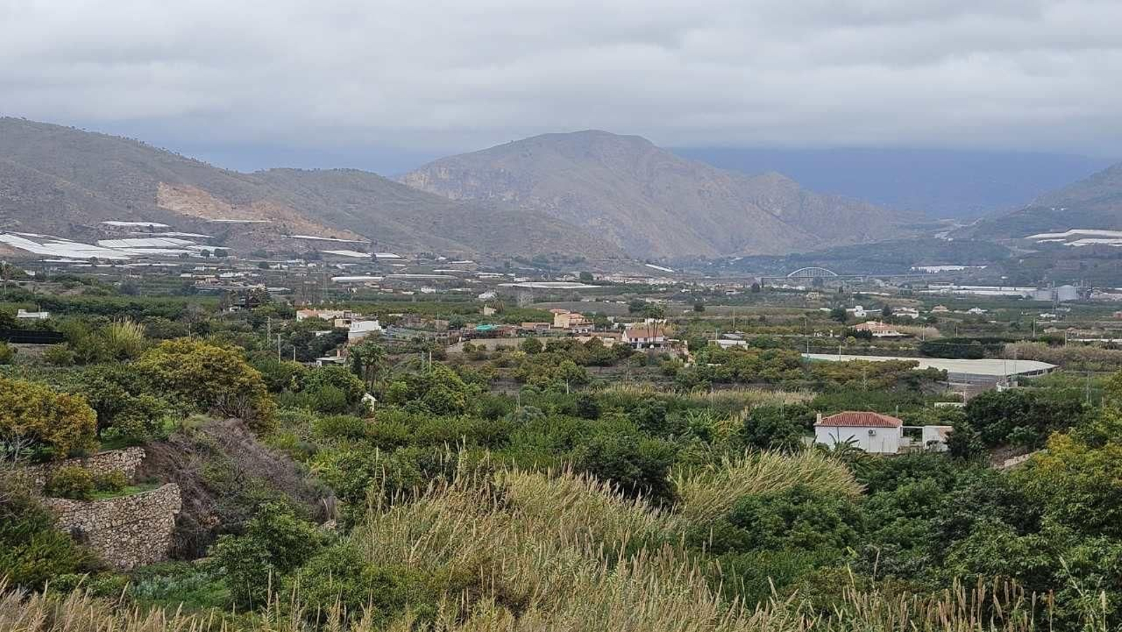 Vista de parte de la vega de Salobreña