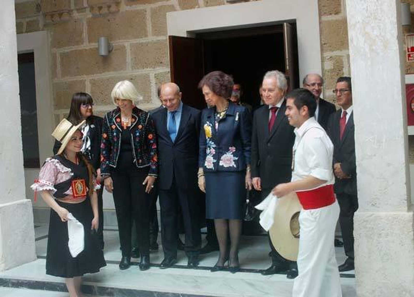 La Reina inaugura la exposición de tesoros pre-incas