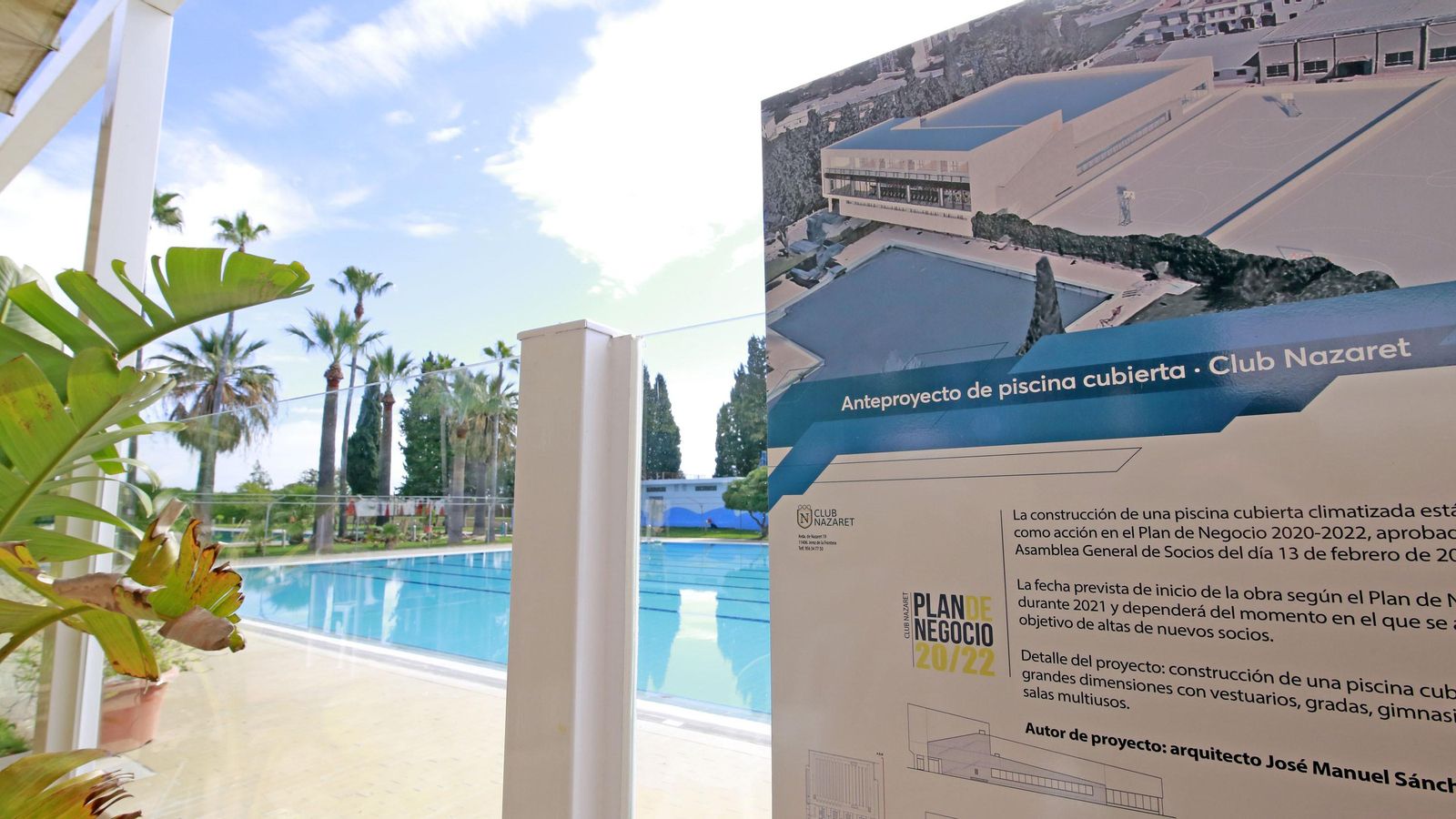 Imagen del proyecto de la piscina.