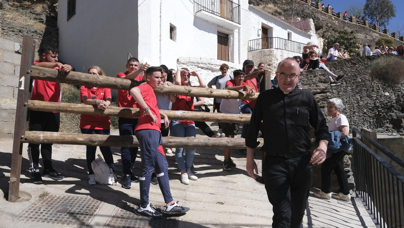 Imágenes de los toros ensogaos y San Marcos, en las Fiestas de Ohanes