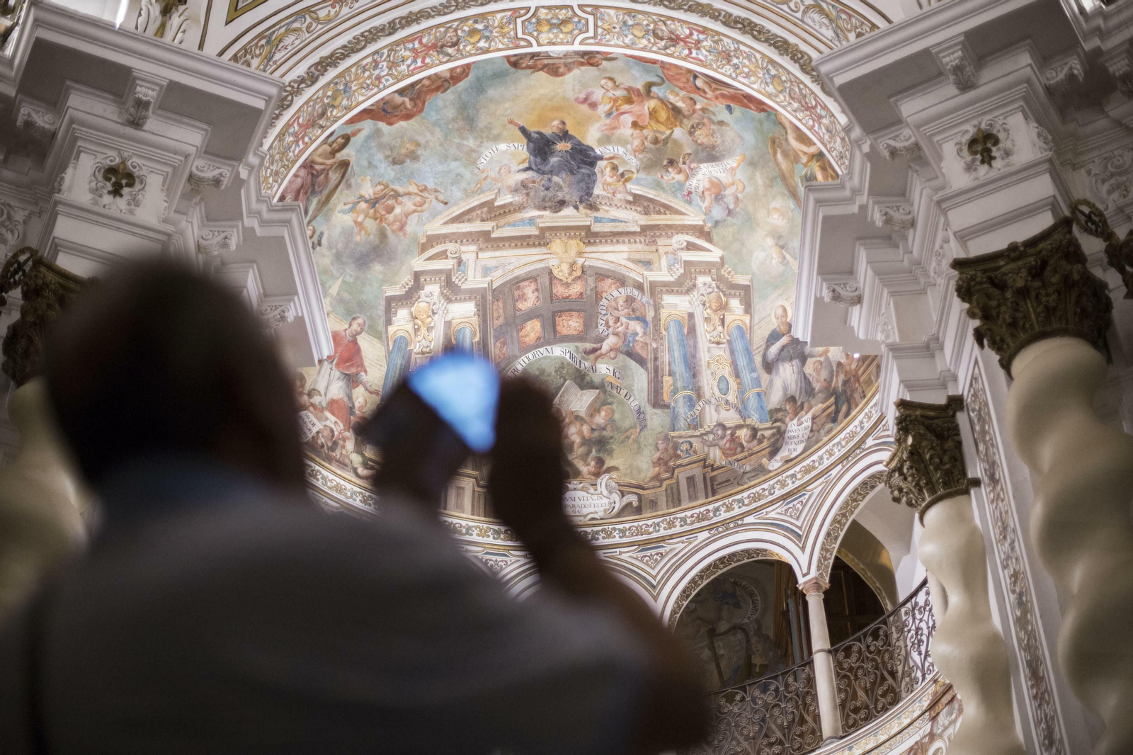 la Iglesia de San Luis vuelve abrir sus puertas en la Noche en Blanco de Sevilla 2019.