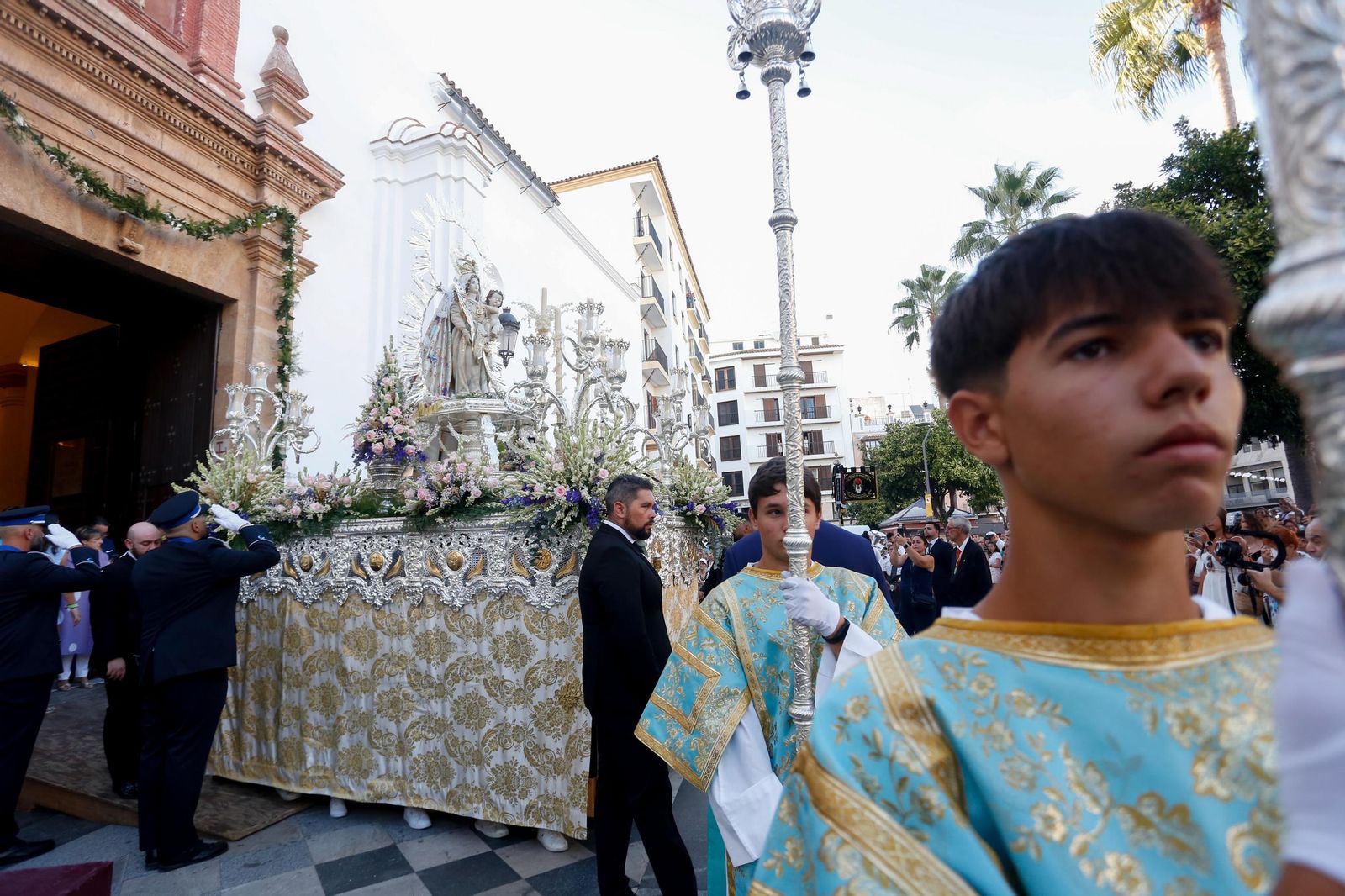 Procesión de la Virgen de la Palma, en imágenes