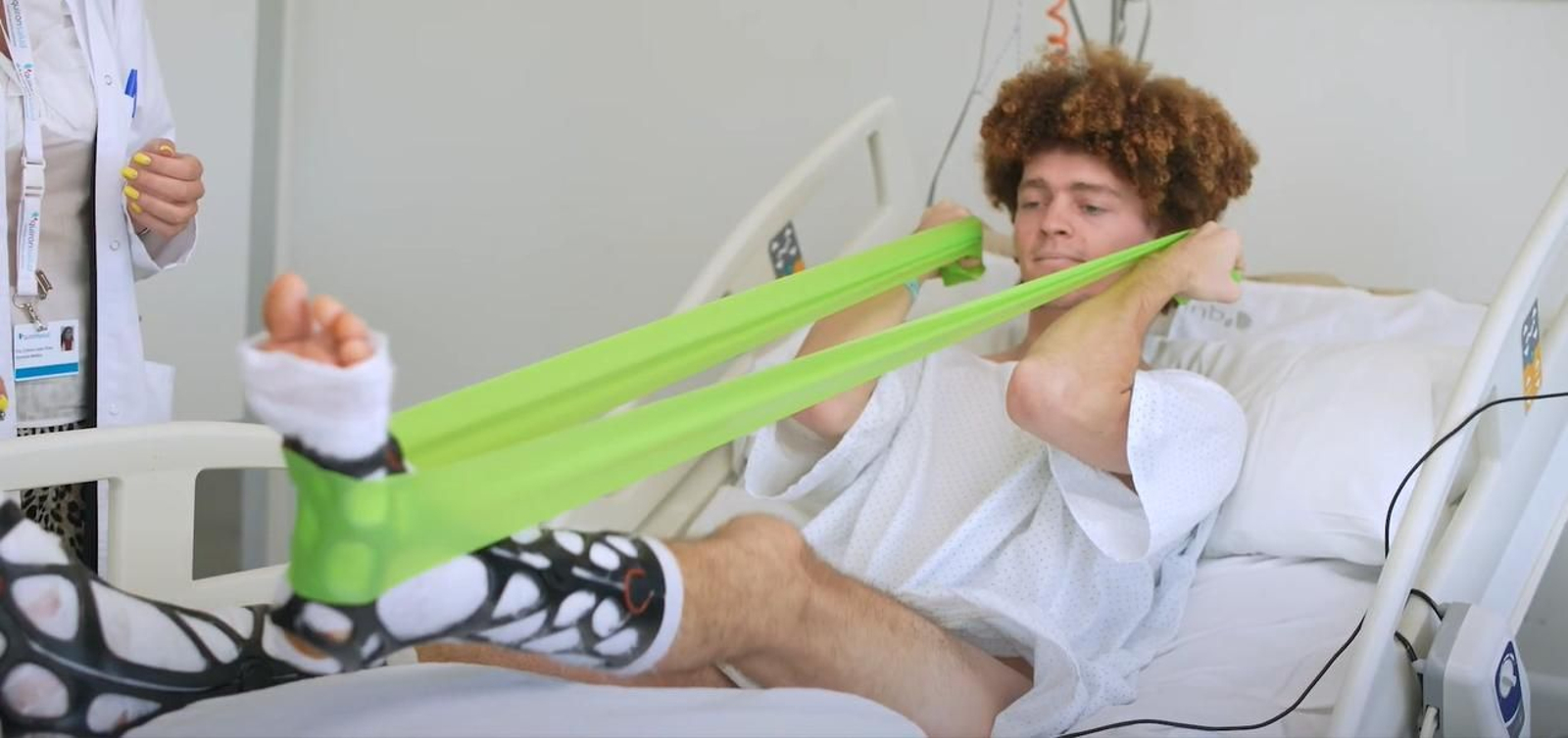 Janek Grzegorzewski, ejemplo de superación tras su paso por Quirónsalud Campo de Gibraltar.