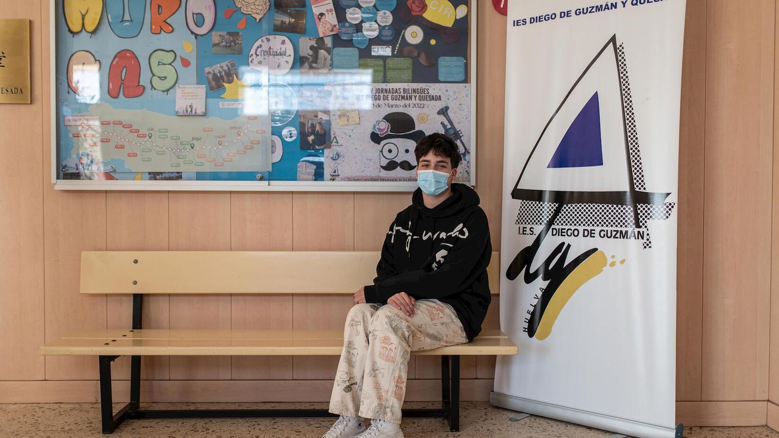 Gonzalo llega al Femenino este curso procedente del IES Estuaria.