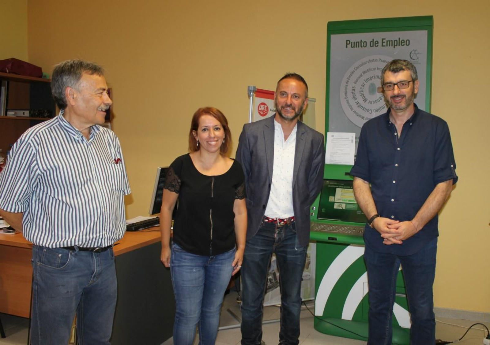 Visita del secretario, Óskar Martín.