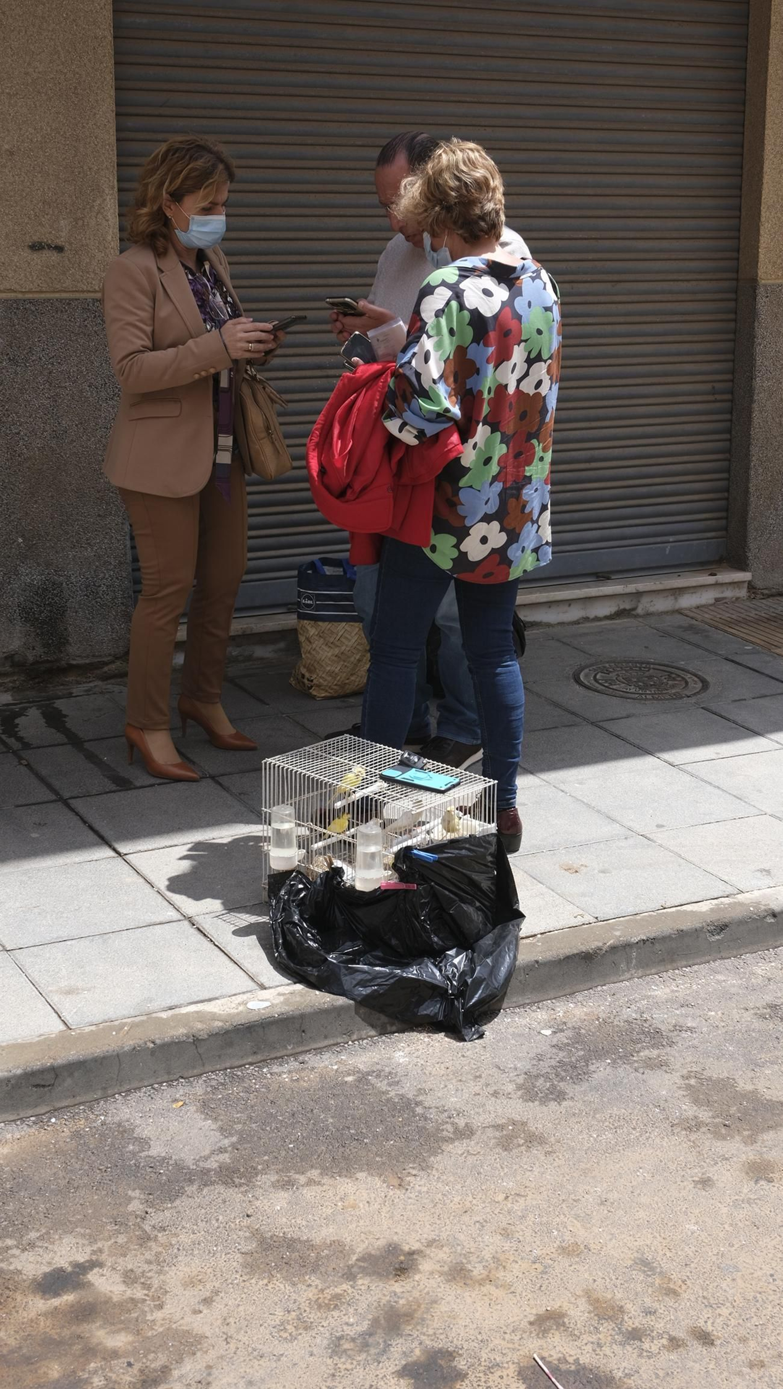 Imágenes de la vivienda con daños en el Tagarete. Almería