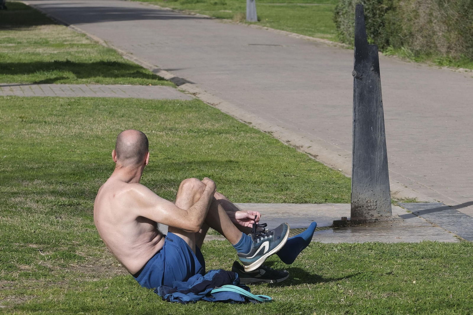 La víspera del maratón de Sevilla en fotos