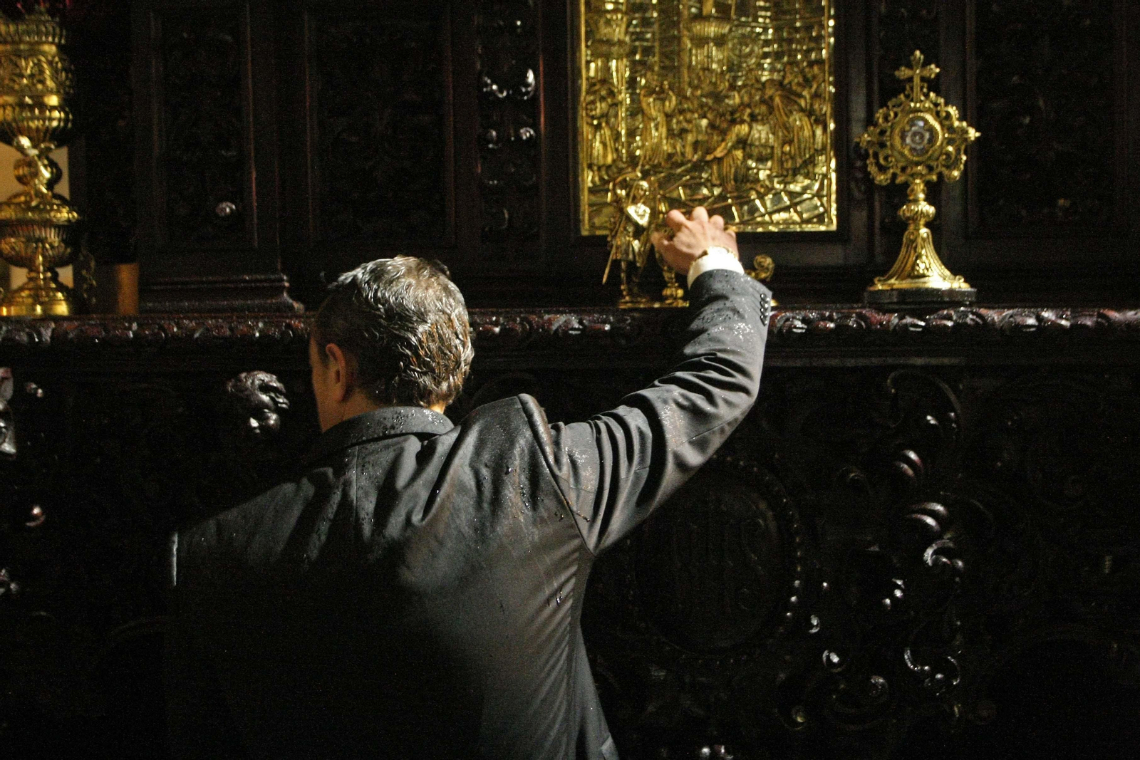Las imágenes de la Sagrada Mortaja en Algeciras