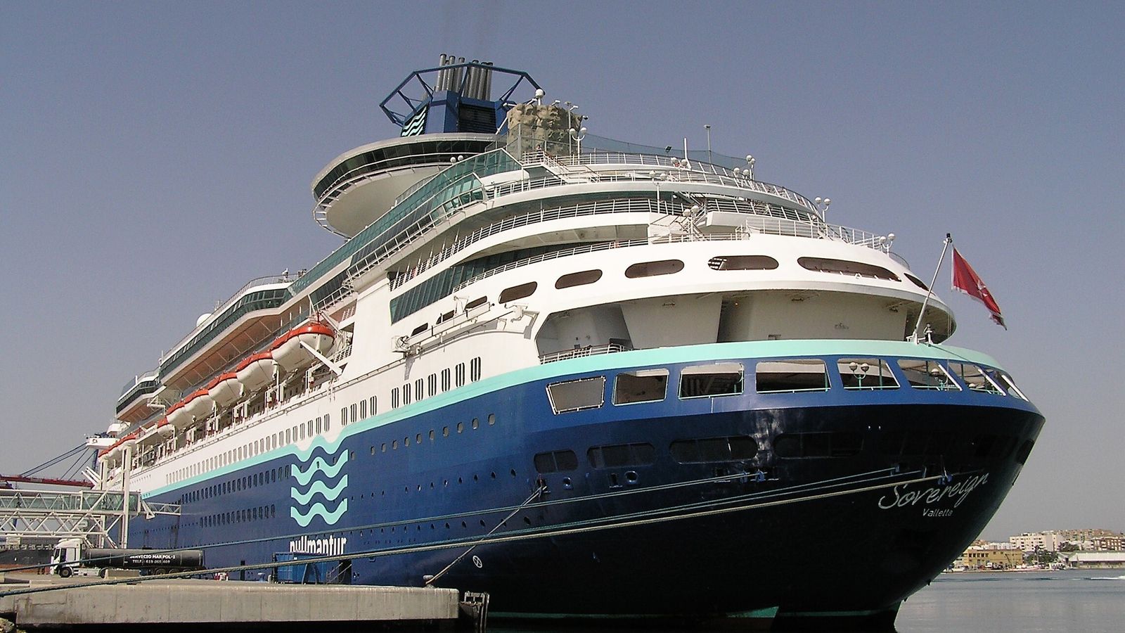 Visita del ‘Sovereign’ en julio de 2016.