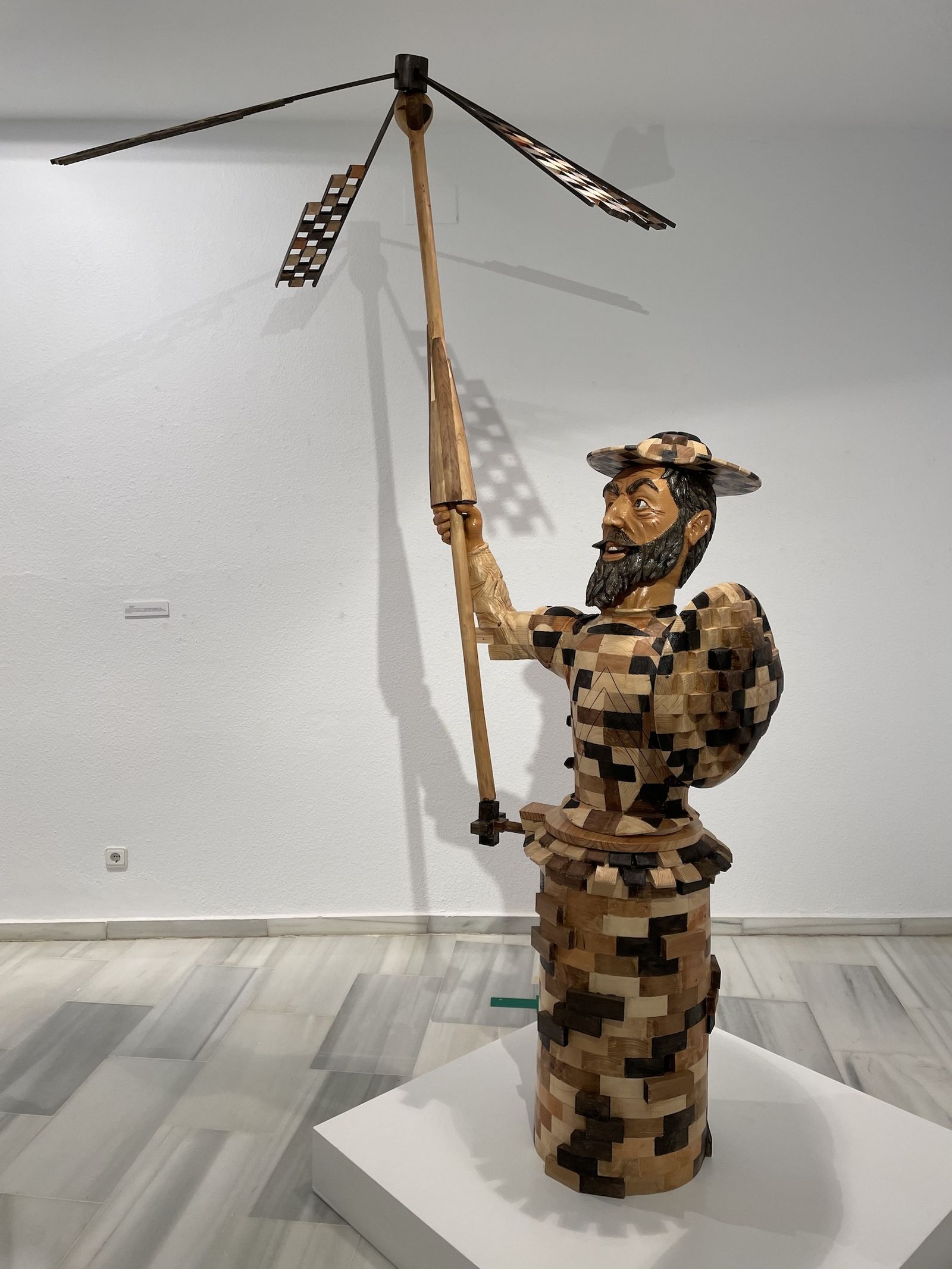 Una de las esculturas de la exposición