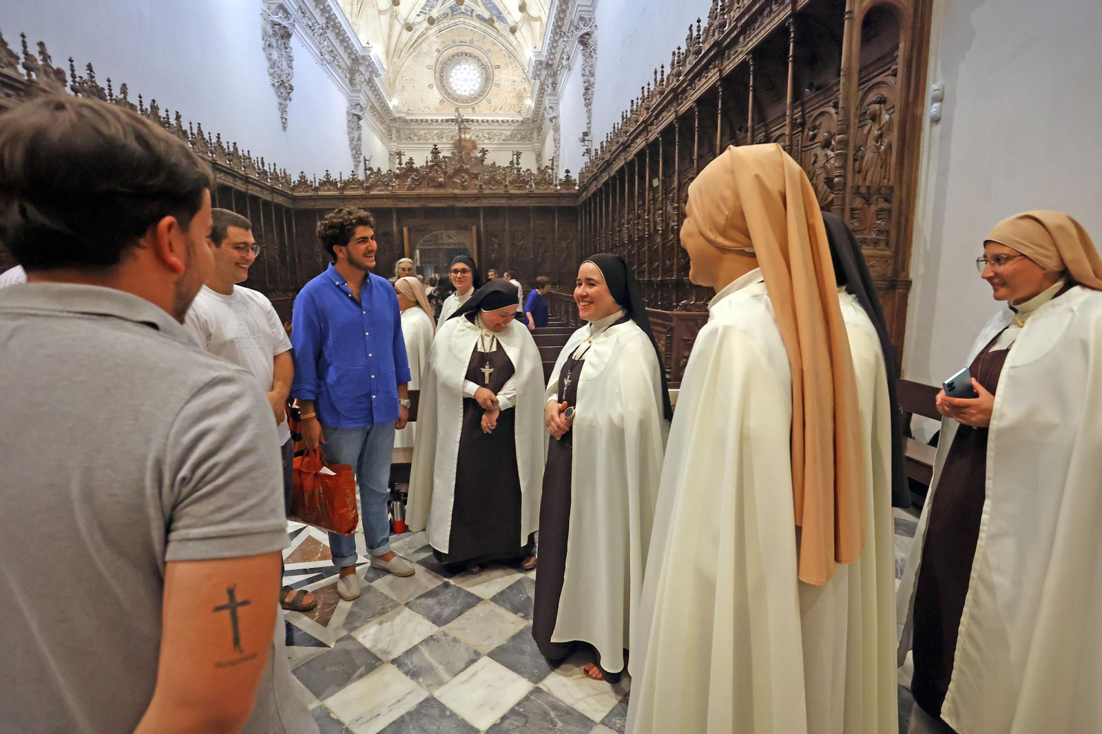 Imágenes de la misa de bienvenida a las hermanas Carmelitas en La Cartuja de Jerez