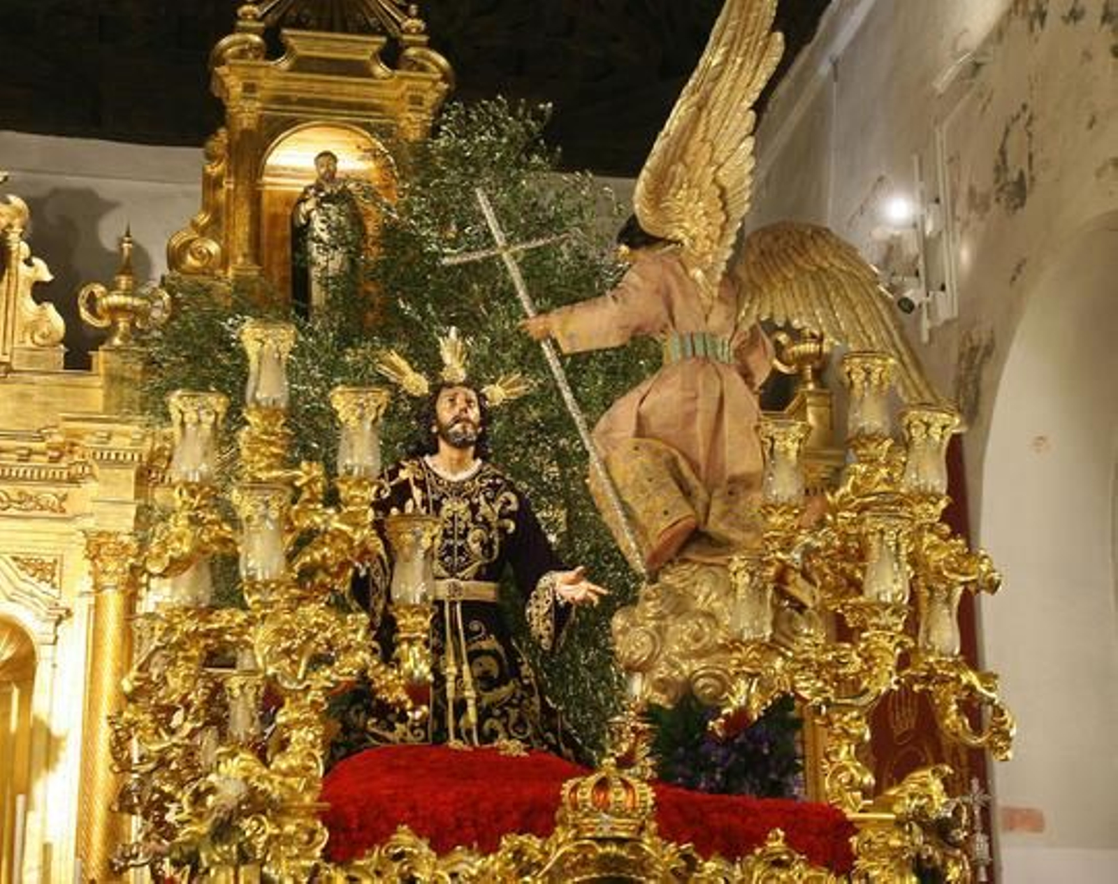 Cristo de la Oración en el Huerto, de la Hermandad de Montesión.

Foto: Jose Angel Garcia