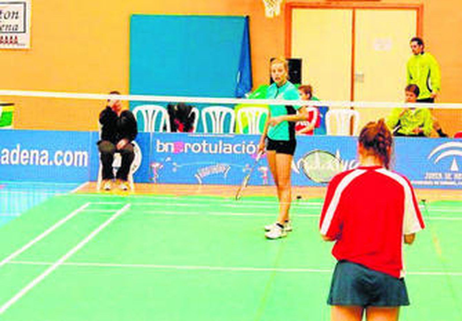 Sophie Endtz, durante el torneo.