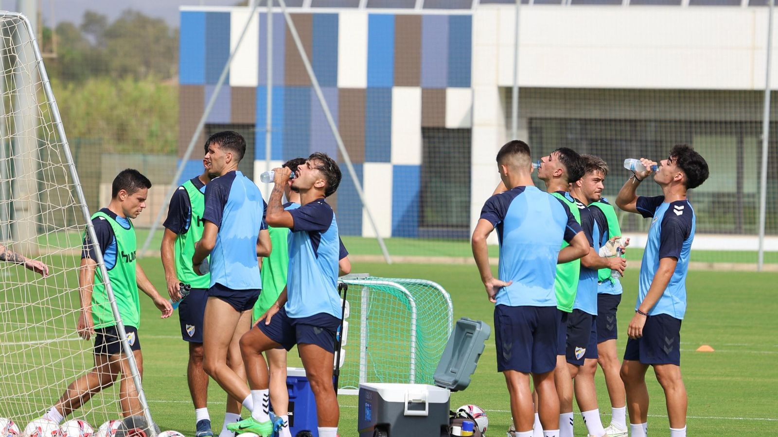 El Málaga CF prueba la Ciudad Deportiva de Arraijanal