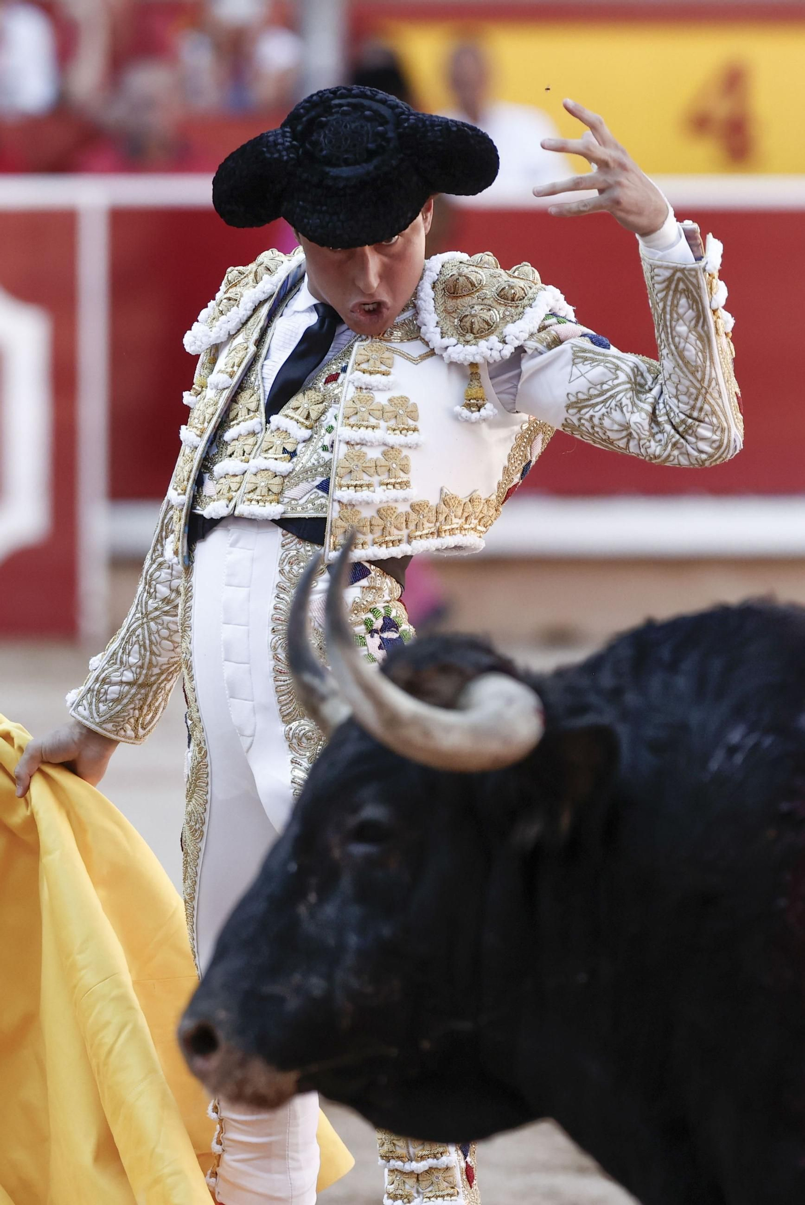 Las imágenes de la Puerta Grande en Pamplona