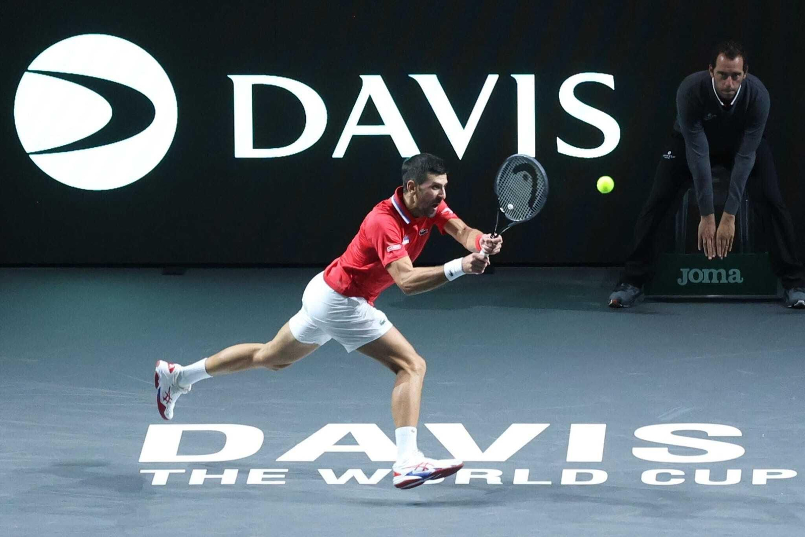 Copa Davis: El show de Djokovic en Málaga, en fotos