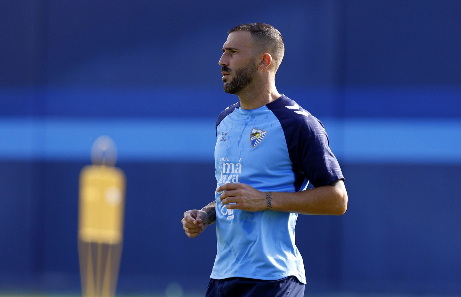 Dioni, en un entrenamiento