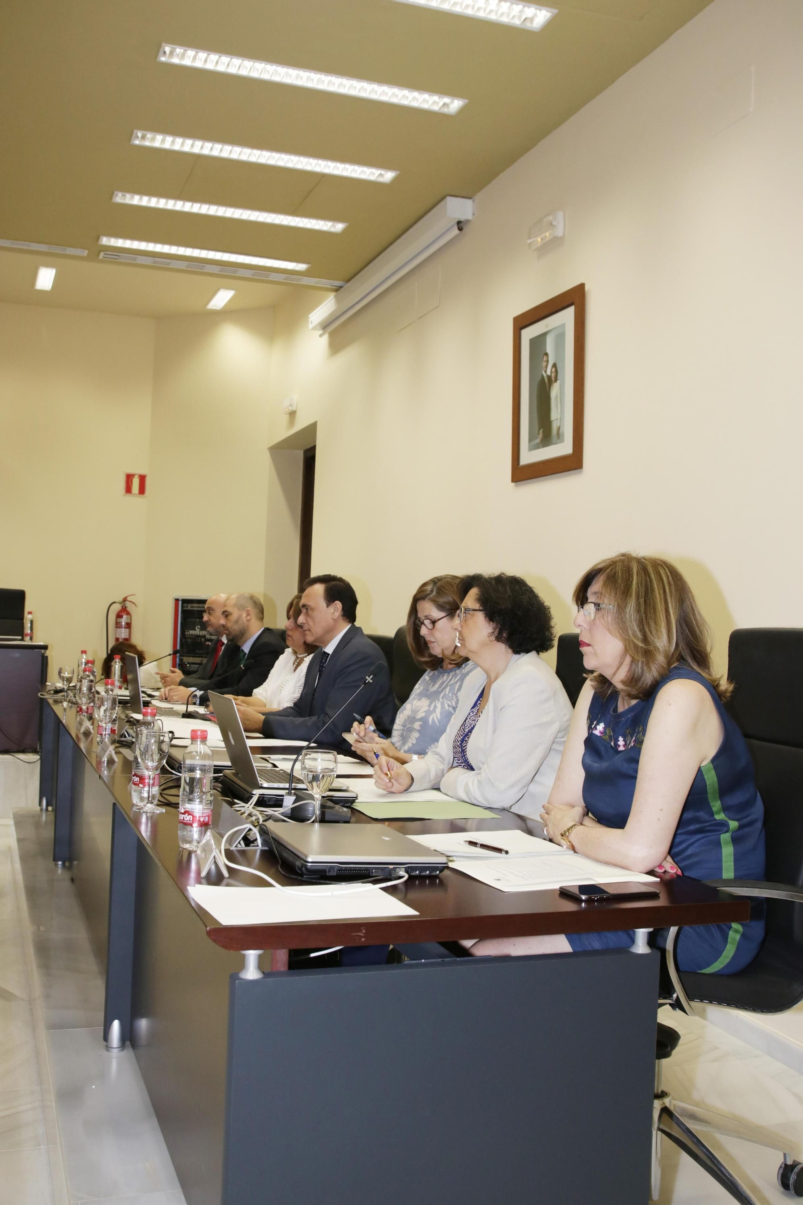 Un momento del consejo de gobierno, ayer en la UCO.