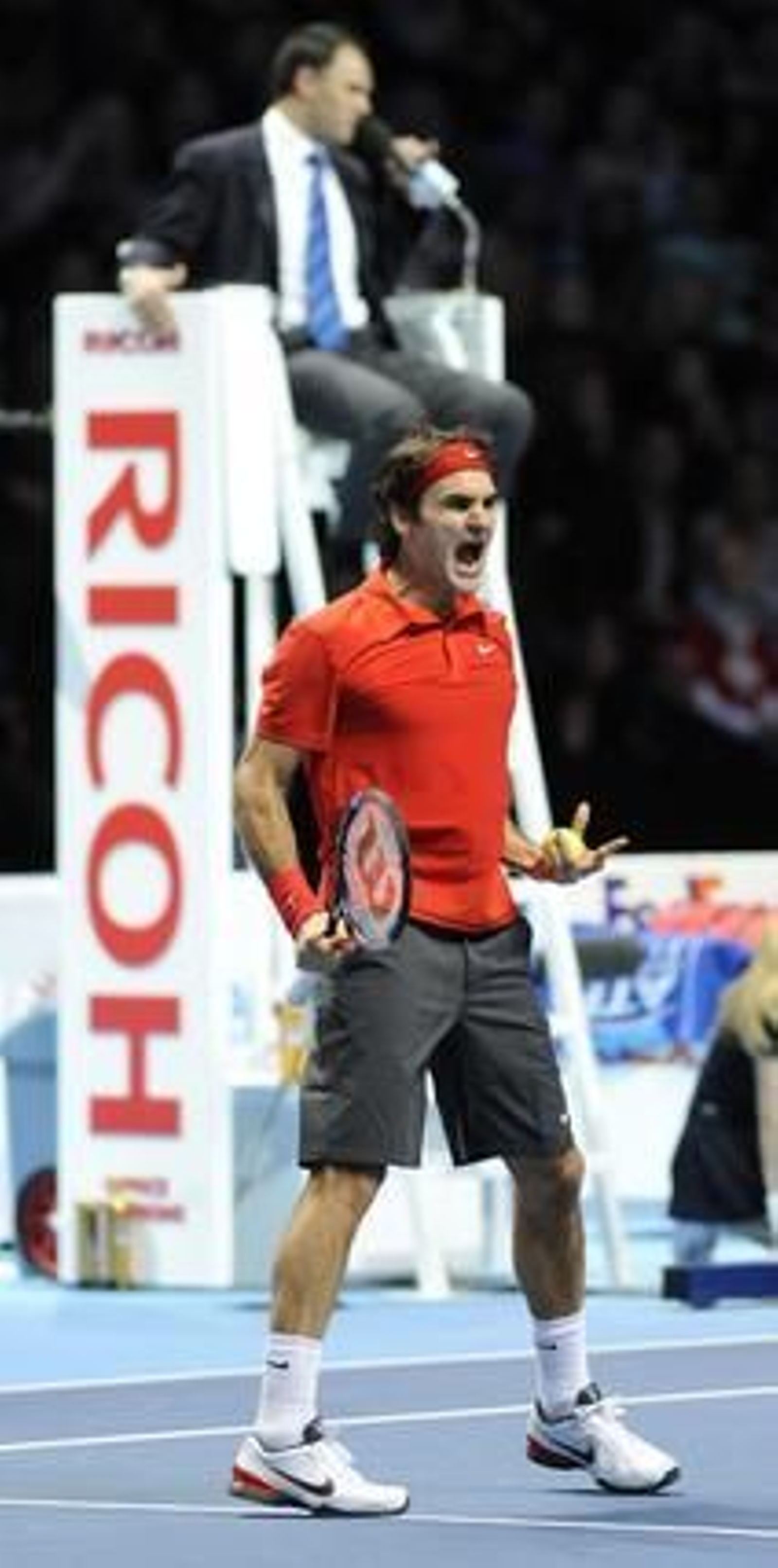 Federer durante el partido

Foto: REUTERS/AFP