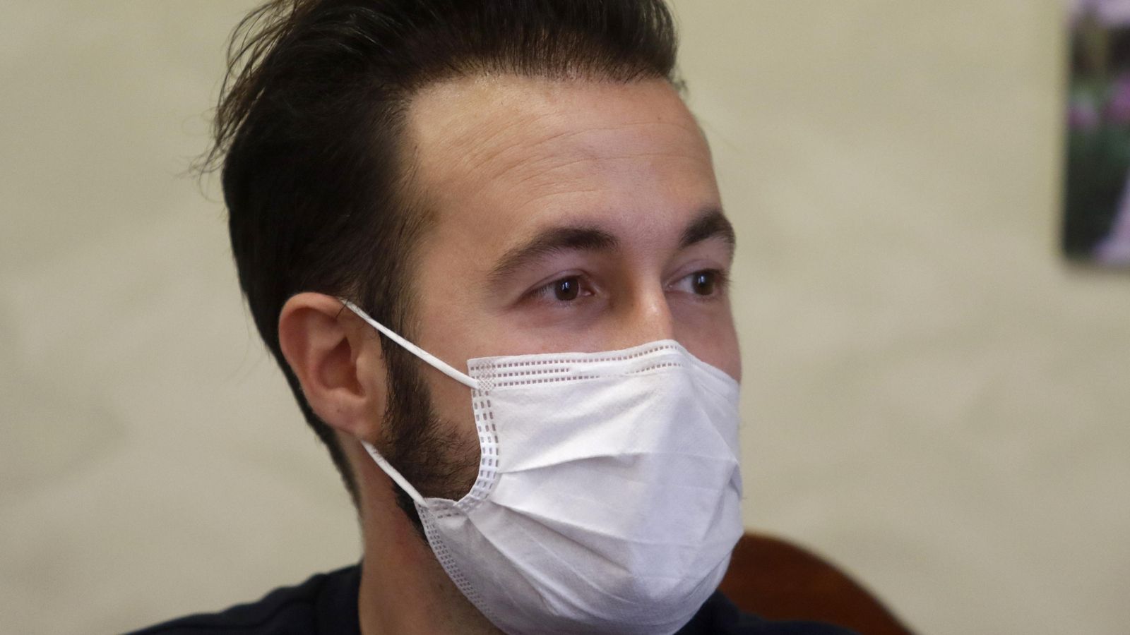 El arquitecto, durante su entrevista con 'el Día'.