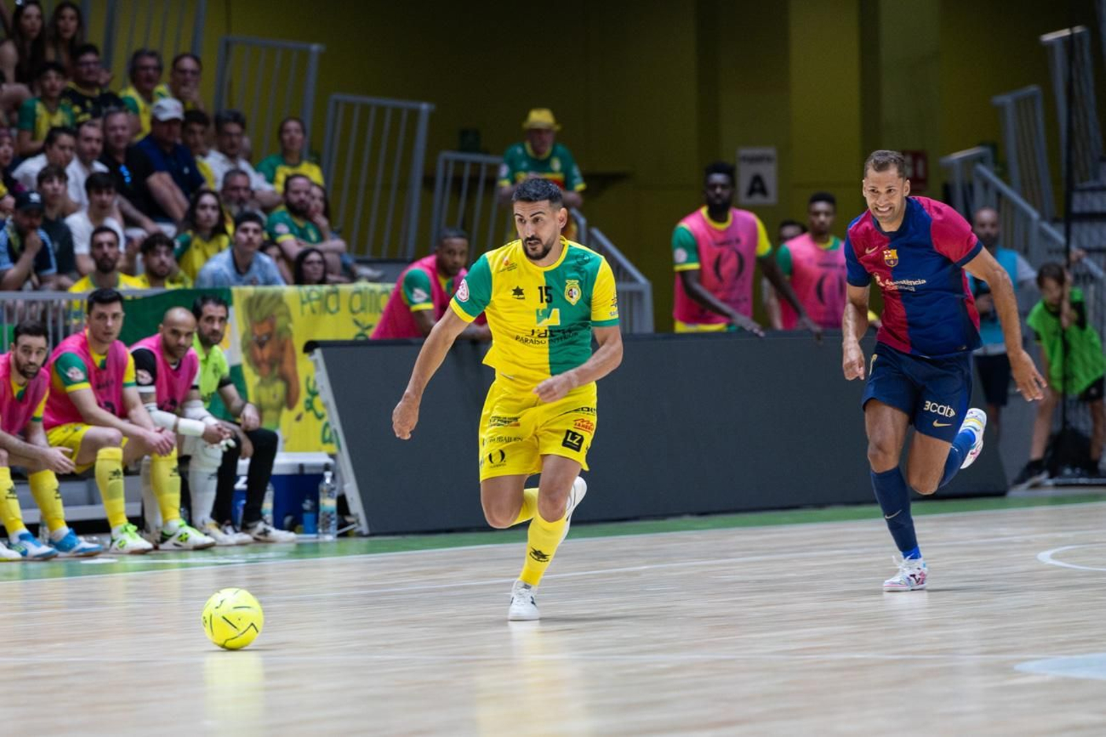El triunfo del Barça ante el Jaén FS en el Olivo Arena