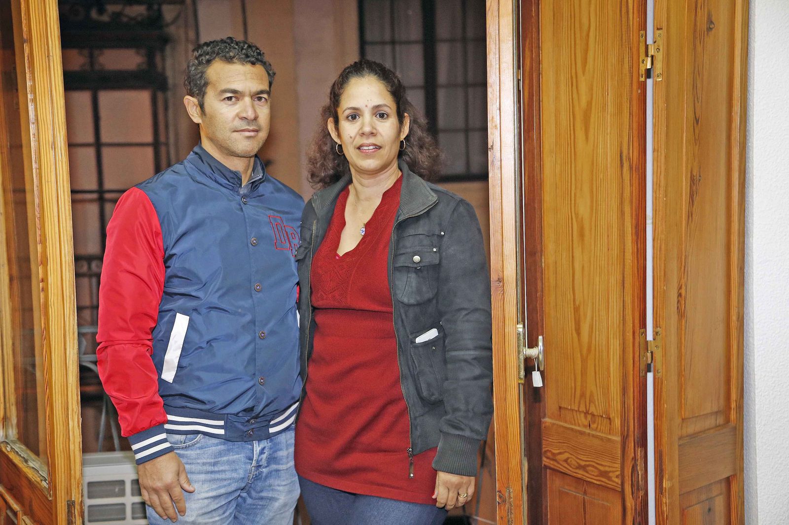 Iosvani Rivero y Yannet Sánchez, ayer.