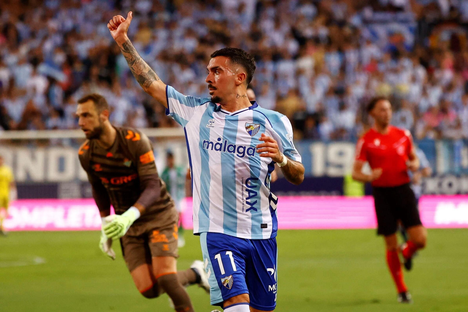 Las mejores fotos del Málaga-Betis