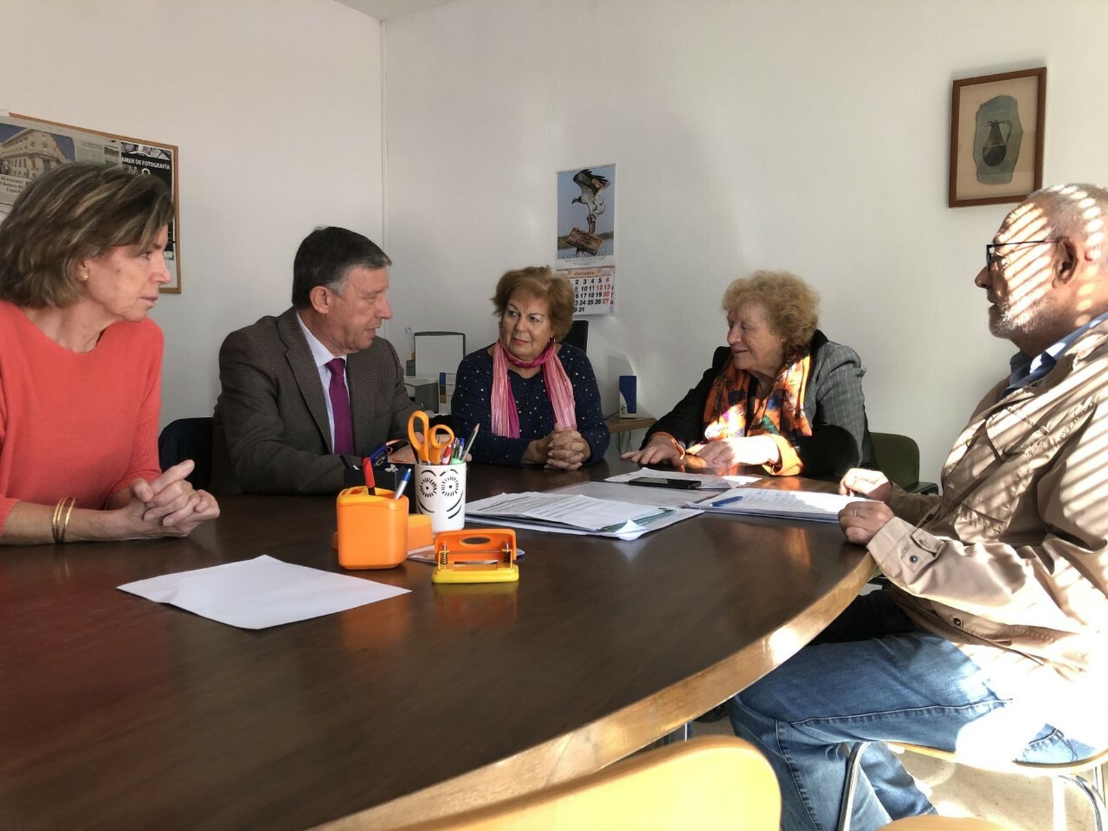 Reunión entre Carmelo Romero y Blanca Romay.