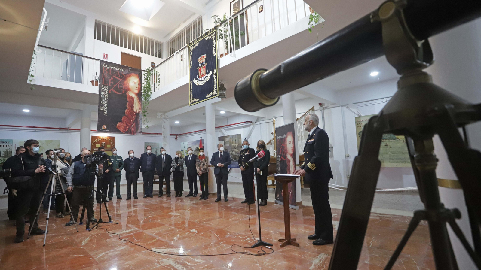 Fotos de la inauguración de la exposición sobre Blas de Lezo en Algeciras