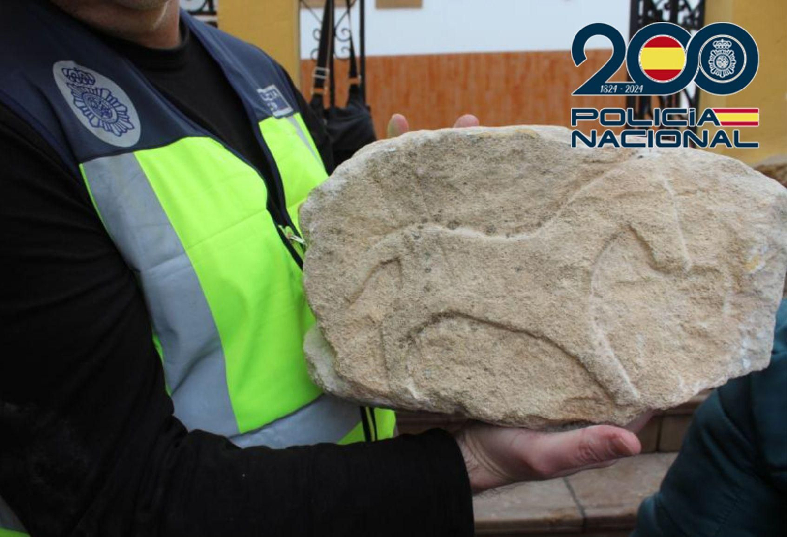 Imagen de las piezas recuperadas