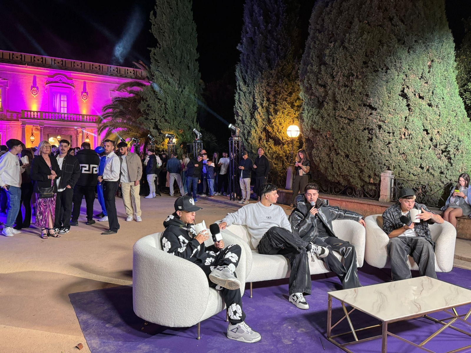 Así fue la fiesta privada de Saiko en el Carmen de los Mártires, las imágenes