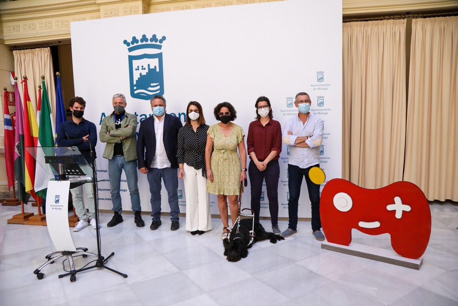 Presentación de la tercera edición Indie Games Málaga en el Ayuntamiento.