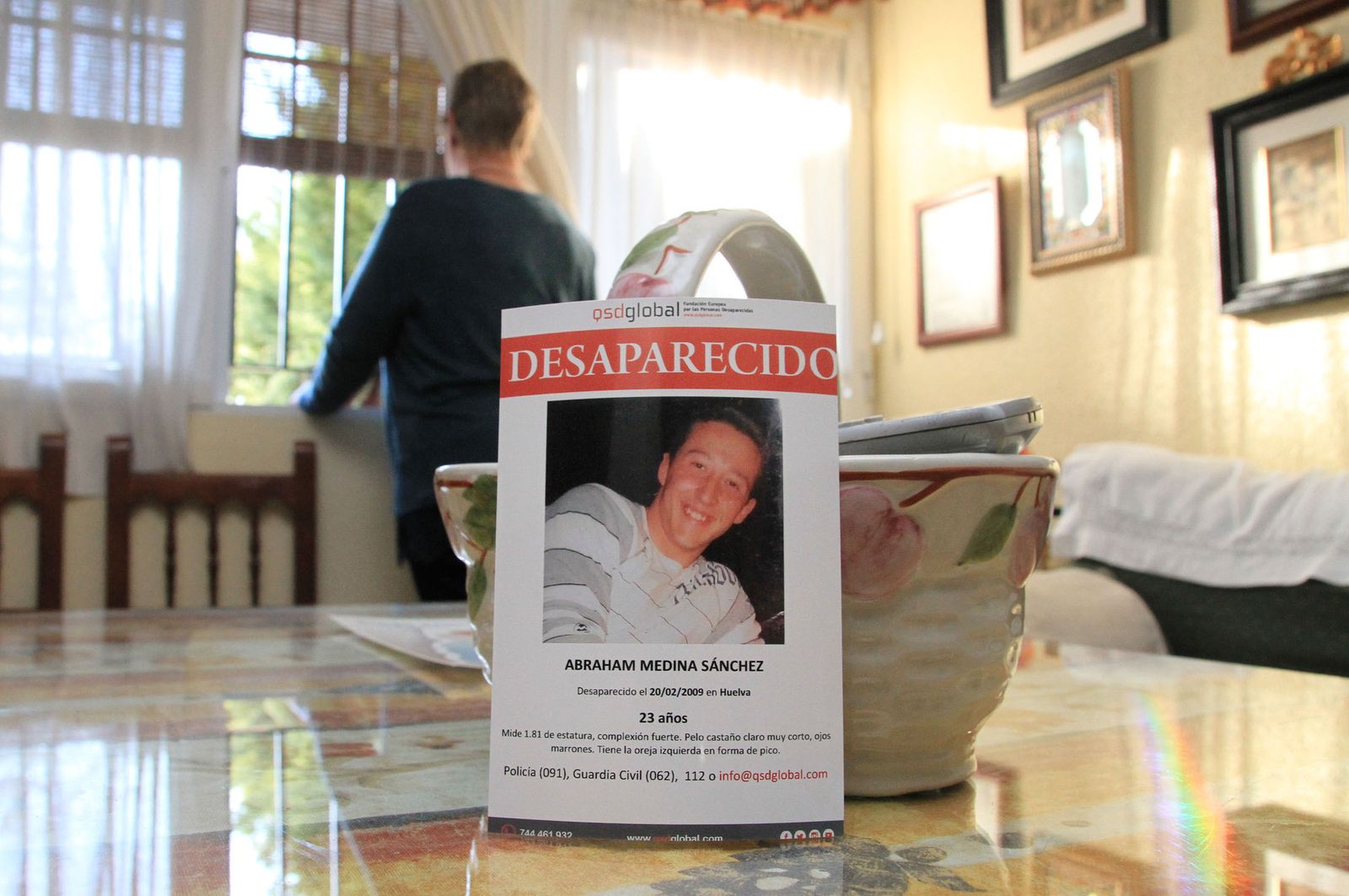 Sara, la madre de Abraham, espera desde hace nueve años el regreso de su hijo o que alguien le ponga en la pista de lo que pasó con él.