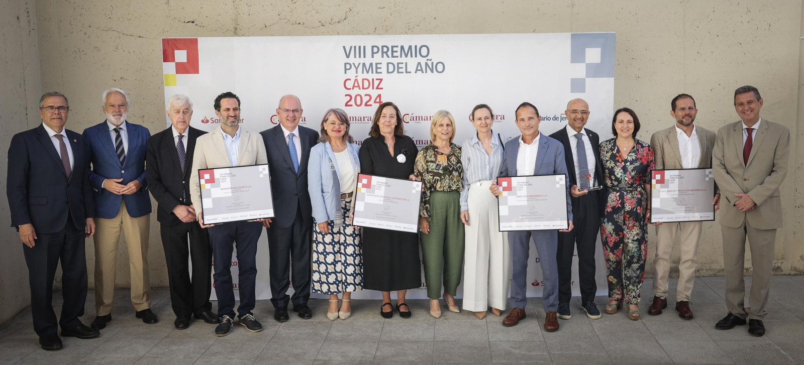 Imágenes de la entrega de los VIII Premios Pymes del año en Jerez