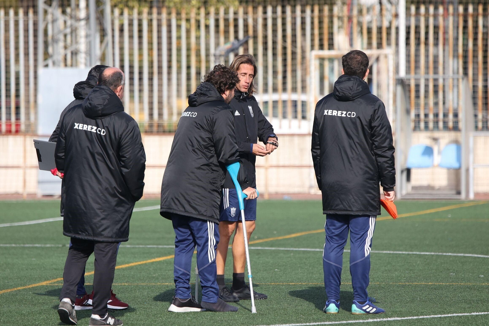 La vuelta al trabajo del Xerez CD en La Granja