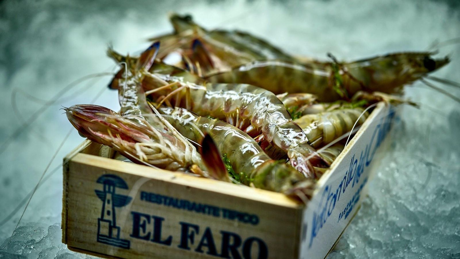 Langostinos de El Faro.