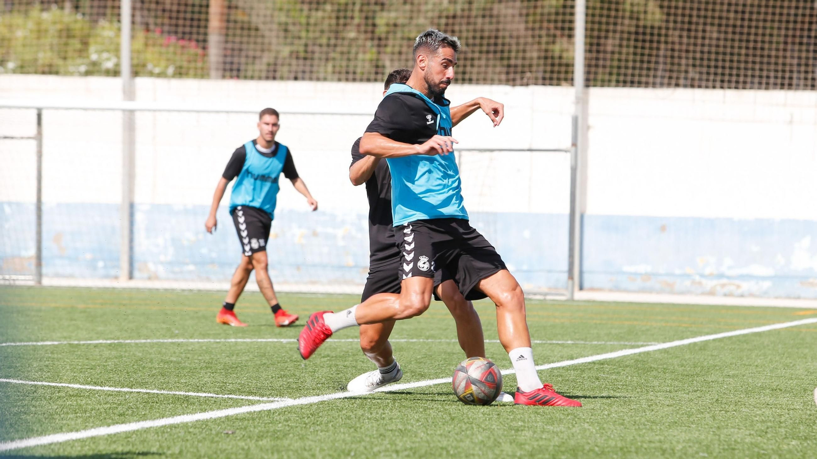 Ale Hernández, en un entrenamiento en la Ciudad Deportiva