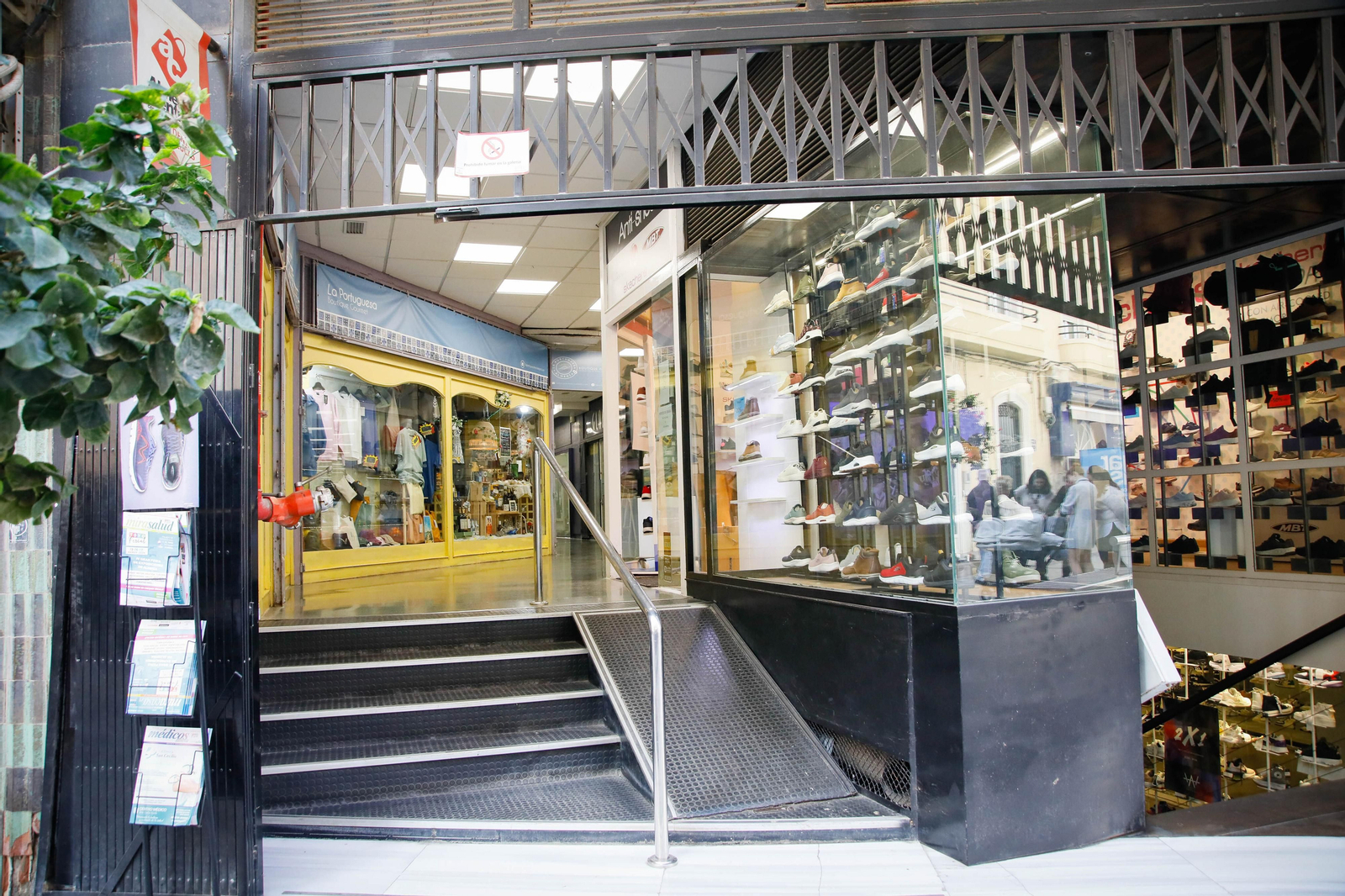 Estas son las imágenes de las galerías comerciales de la ciudad