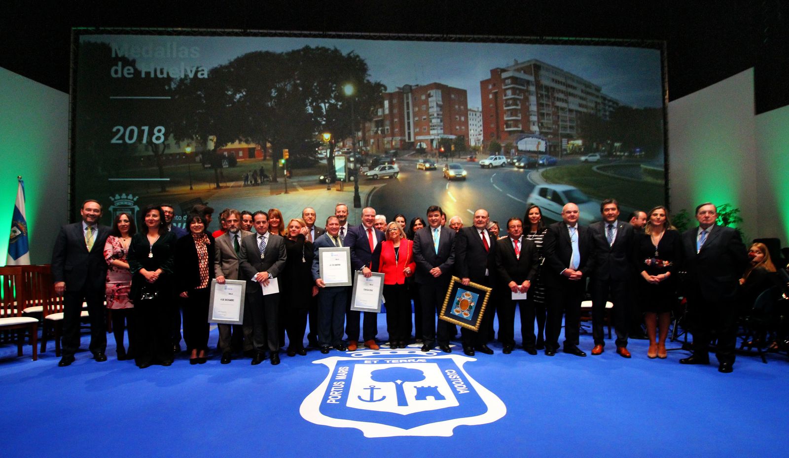 Imágenes de la entrega de las Medallas de Huelva 2018.