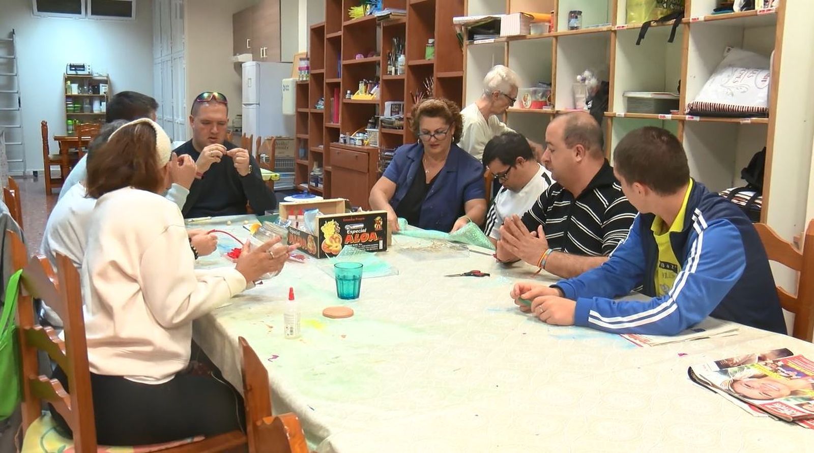 Uno de los talleres impartidos en la Asociación ‘Las Canteras’