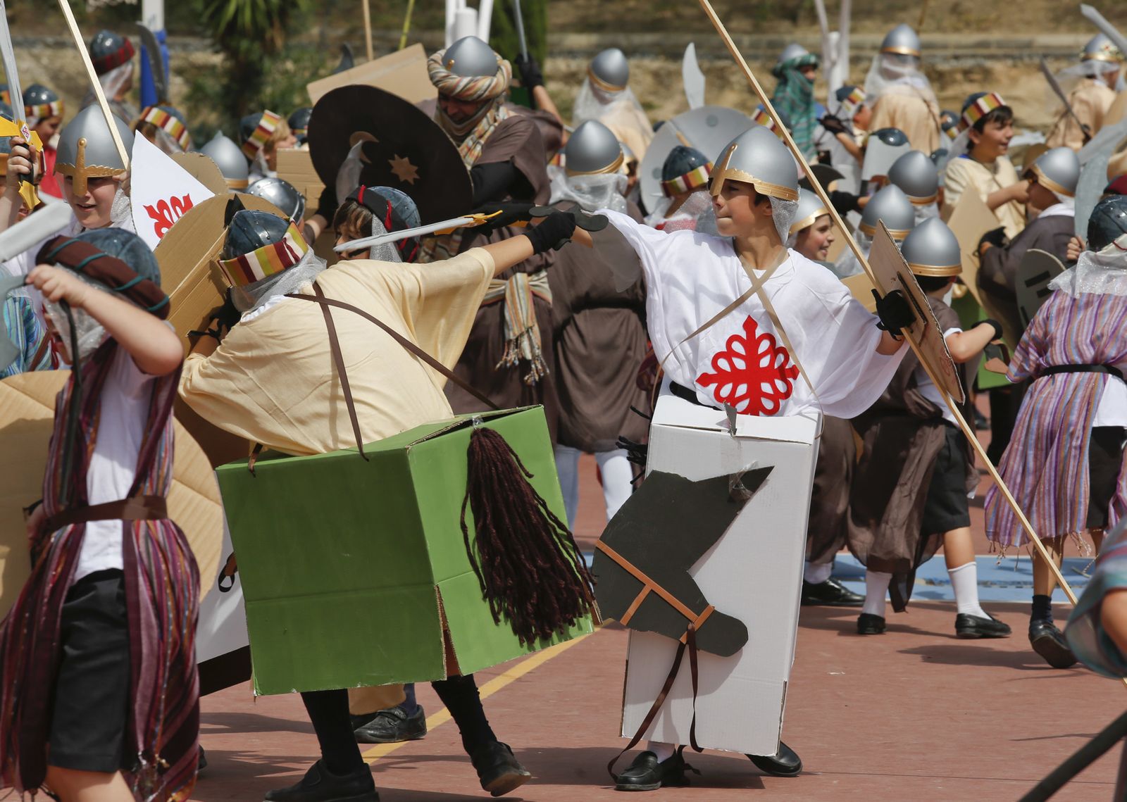 La Batalla de las Navas de Tolosa escenificada por los alumnos de El Romeral