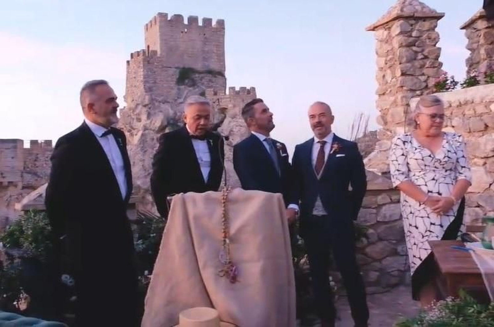 Un momento del enlace del alcalde de Zuheros.