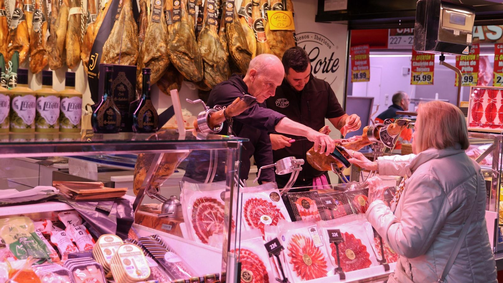 Charcutería O'Corte en el Mercado de Atarazanas.