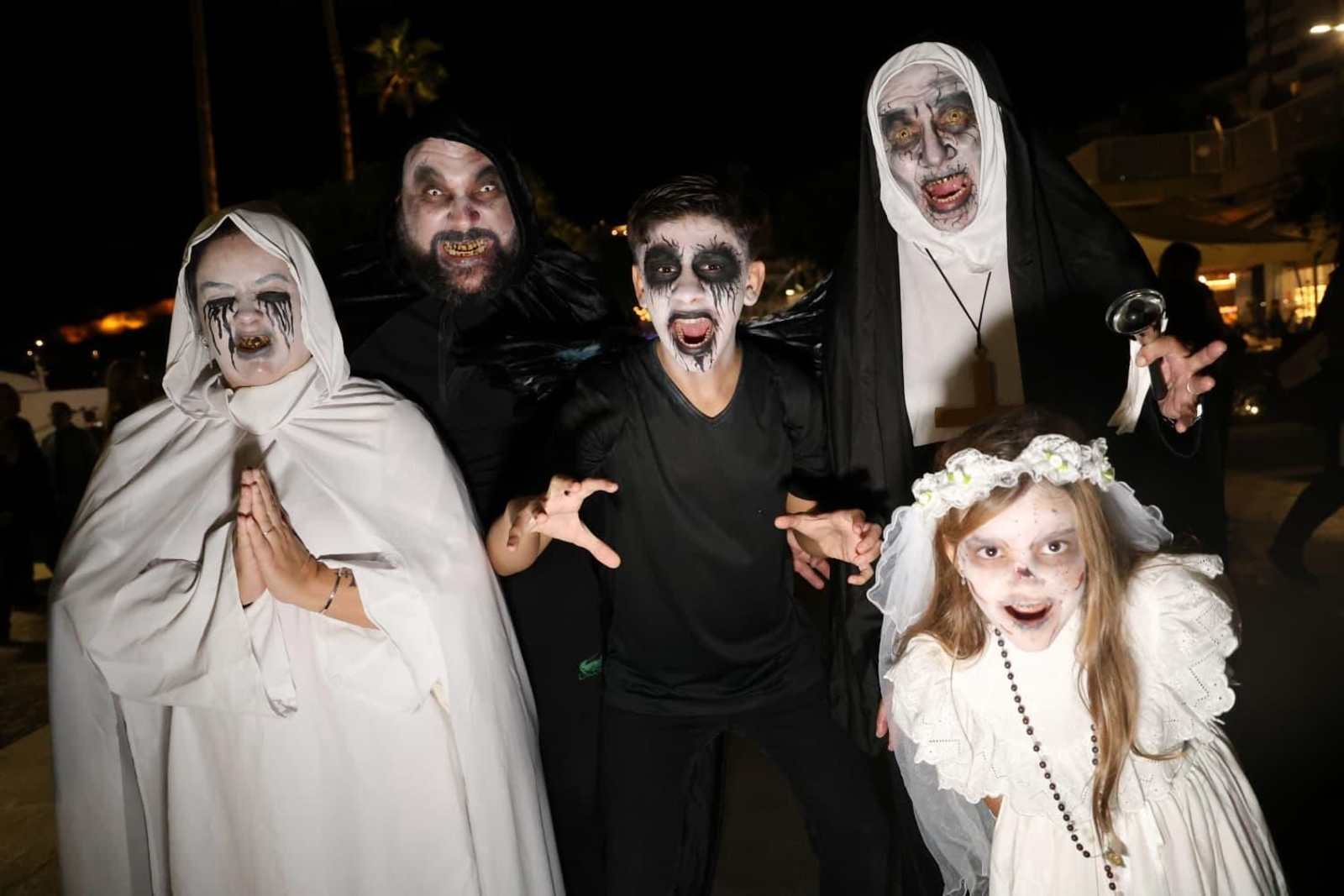 La noche de Halloween en Málaga, en imágenes